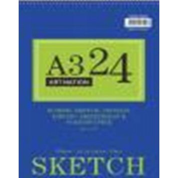 Альбом для эскизов Art Nation SKETCH, 43,5*29,7см 24 листа, 200gsm, на спирали 1шт/еты, K2756103OO3200XQSU - фото товара