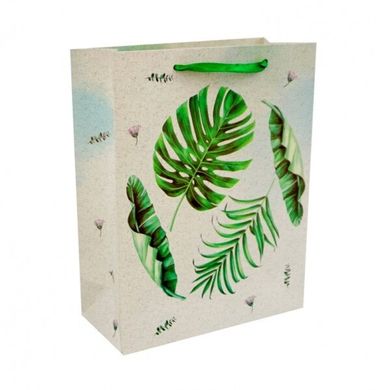 Пакет подарочный картонный "Листья" №3, K89040257O1252433828 - фото товара