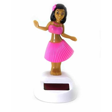 Гавайская девочка танцующая на солнечной батарее (Flip Flap) (10,5х6х6 см), K332823 - фото товара