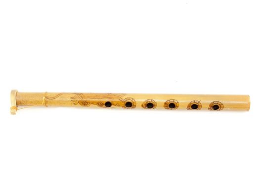 Бамбукова Флейта "Гекон" (27х2,5х3 см), K329894 - фото товару