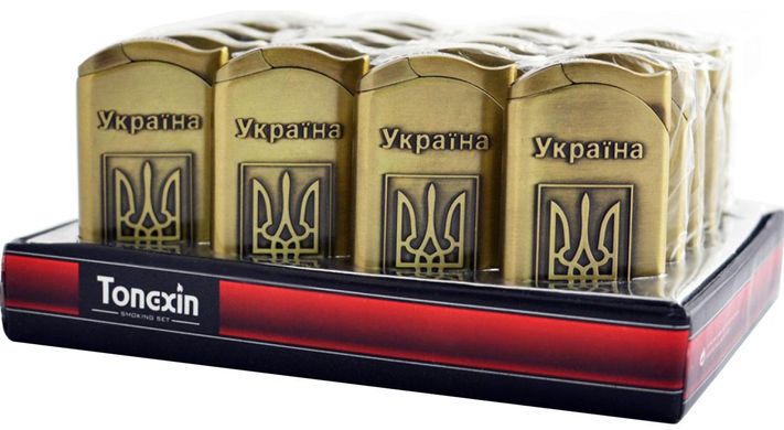 Зажигалка карманная Украина (турбо пламя) №4563, №4563 - фото товара