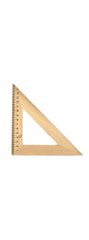 Треугольник деревянный 16смх45смх45см (в блоке 50шт)Мицар, K2752720OO016-ЛК-МВ - фото товару