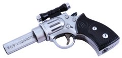 Зажигалка газовая Пистолет Револьвер с лазером (Острое пламя) №4428, №4428 - фото товара