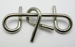 Головоломка метал (D7-9)(12х8х4,5 см), K319285 - фото товару