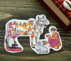 Стикер бумажный "Индийские боги" №21, K89040184O838132768 - фото товара