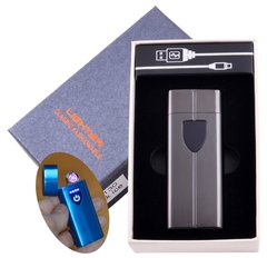Електроімпульсна запальничка в подарунковій коробці LIGHTER (USB) №HL-130 Black, №HL-130 Black - фото товару