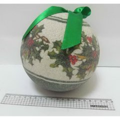 Елочный шар "Остролист" 15 см, K2722477OO10265 - фото товара