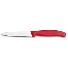 Кухонный нож Victorinox 6.7731 10 см, серрейтор красный, 6.7731 - фото товара