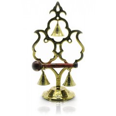 Гонг бронзовый "3 колокольчика" (22х12х8 см), K318319 - фото товару