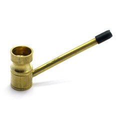 Трубка для куріння бронзова (7,5х3х1,5 см), K327828 - фото товару