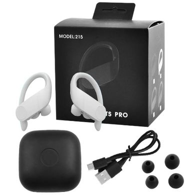 Бездротові навушники Pro Model 215, white, SL7666 - фото товару