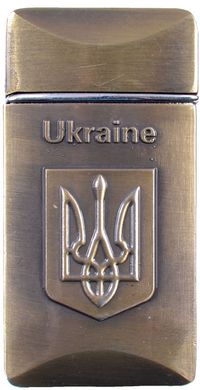 Зажигалка карманная Украина (турбо пламя) №4405, №4405 - фото товара