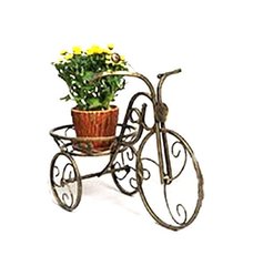 Кована підставка для квітів "Велосипед 1", малий, V1M - фото товару