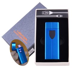 Электроимпульсная зажигалка в подарочной коробке LIGHTER (USB) №HL-130 Blue, №HL-130 Blue - фото товара