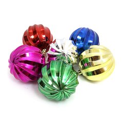 Набір ялинкових кульок "Новорічний" 7см, 6шт, OPP, K2742385OO0571-7 - фото товару