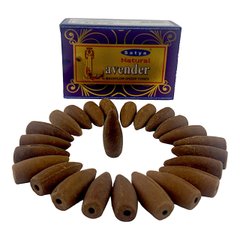 Natural Lavender Backflow Cones (Лаванда) (Satya) 24 конуси в упаковці, K334978 - фото товару