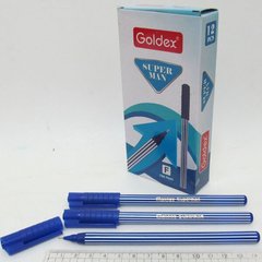 Ручка масляна Goldex SUPERMAN #821 Індія Blue 0,7 мм, K2730579OO821-bl - фото товару