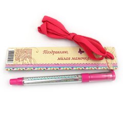 Ручка - поздравление розовый корпус "Маме", K2723510OO607-2 - фото товара