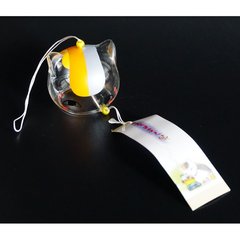 Японський скляний дзвіночок Фурін малий 7*7*6 см. Висота 40 см. Манекі Неко No2, K89190219O1716567382 - фото товару
