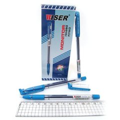 Ручка гелева Wiser "Monitor" 0,6 мм з грипом синя, K2734156OOmon-gel-bl - фото товару