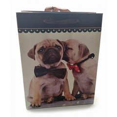 Пакет подарунковий картонний "Кішки і Собаки" (18х23х8 см), K332154 - фото товару