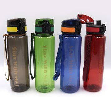 Бутылка для воды "Stay with me" 620ml, с петлёй mix 1шт/этик, K2752739OO8812 - фото товара