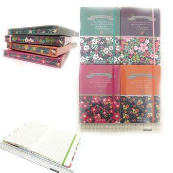 Блокнот на гумці "My notes" лін., колір.торець A5 P80 70g, mix, K2737477OO6255-A5-W - фото товару