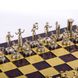 S8RED шахи "Manopoulos", "Miнойськiй воїн",латунь, у дерев. футл., червонi, 36х36см, 4,8 кг