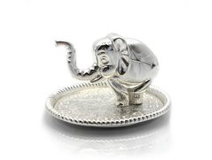 Подставка под кольца "Слон" (9х5х7,5 см)(2579LQ)"Серебро", K323296 - фото товару