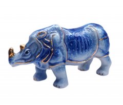 Носорог синий фаянс, K89320086O362833162 - фото товара
