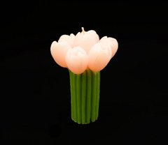 Свічка "Букет Тюльпани" рожеві, K89060090O838132793 - фото товару