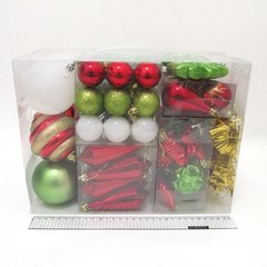 Набір ялинкових кульок подарунковий "Мікс New Year", mix, K2734807OO8461DSCN - фото товару