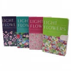Блокнот на кнопці "Flowers" A5, P144 80G лінія mix з етикеткою, K2749260OO9602-1L - фото товару
