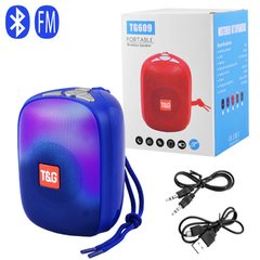 Bluetooth-колонка TG609, speakerphone, радио, blue, 8675 - фото товару