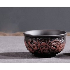 Чашка Античный дракон чёрная 50мл. 6*6*3,3см., K89200200O1849176145 - фото товара