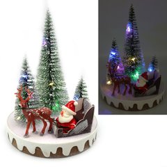 Новогодняя LED декорация 3D "Дед мороз", 15х11х11см, 1шт/этик., K2746566OO0092L - фото товара