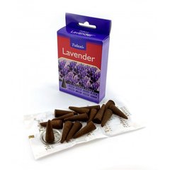 Lavender Incense Cones (Лаванда) (Tulasi) Конуси, K334413 - фото товару
