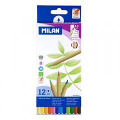 Набір кольорових олівців шестиугольн. ТМ "MILAN" 12шт., D3,5mm, K2738641OO0722112 - фото товару