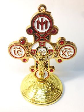Крест Автомобильный (золото) 9 см, N100 zol - фото товара