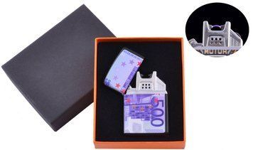 USB запальничка 500 EURO (Електроімпульсна) №4776B-2, №4776B-2 - фото товару