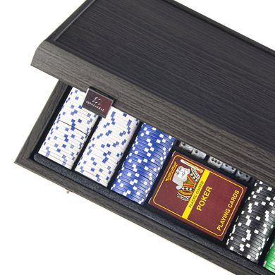 PXL20.300 набор для покера "Manopoulos", в деревянном футляре 39х22см, 5 кг, PXL20.300 - фото товара