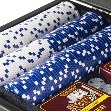 PXL20.300 набір для покеру "Manopoulos", у дерев'яному футлярі 39х22см, 5 кг, PXL20.300 - фото товару