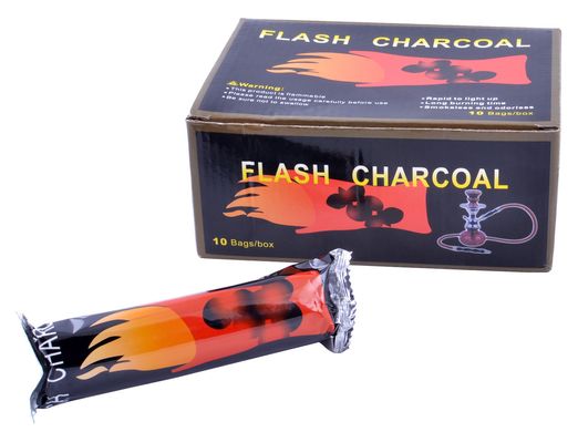 Вугілля для кальяну FLASH CHARCOAL №C-2, №C-2 - фото товару