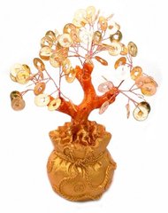 Дерево с золотыми монетами в мешке, K89290128O362835846 - фото товара