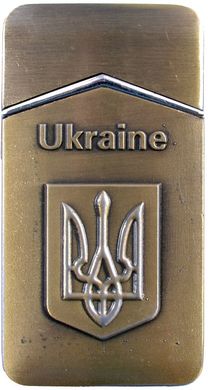 Зажигалка карманная Украина (турбо пламя) №4406, №4406 - фото товара