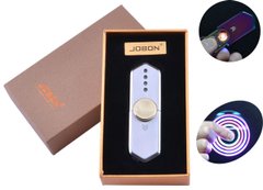 USB запальничка-спиннер в подарунковій упаковці Jobon (Спіраль розжарювання) №HL-10 Silver, №HL-10 Silver - фото товару