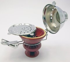 Чашка керамическая для кальяна с крышкой (d-7,h-11 см), K319128 - фото товара
