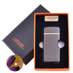 USB запальничка в подарунковій коробці LIGHTER №HL-114 Black, №HL-114 Black - фото товару