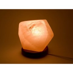 Соляна лампа (S-031) "Багатогранник" (12х10,5х10,5 см), K323243 - фото товару