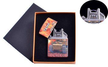 USB запальничка "Танк" (Електроімпульсна) №4776A-2, №4776A-2 - фото товару